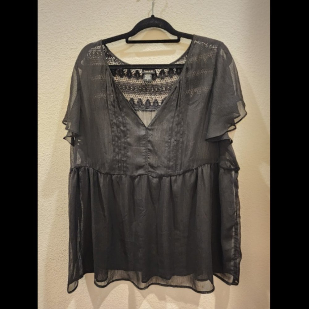 Torrid blouse with empire waist size 3